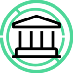 Icon of a building representing cybersecurity consultancy for the building sector