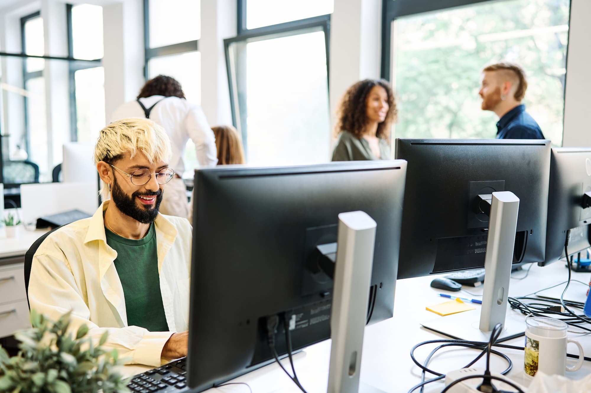 A modern office | Cyber essentials certification for SME SMB from Arcanum Cyber