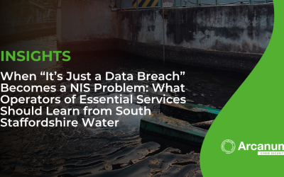 When “It’s Just a Data Breach” Becomes a NIS Problem: What Operators of Essential Services Should Learn from South Staffordshire Water